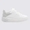 Jimmy Choo White And Silver Sneakers In Multi