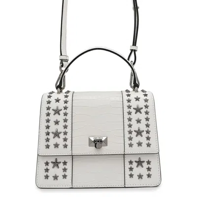 Pre-owned Jimmy Choo White Leather Handbag Shoulder Bag ()