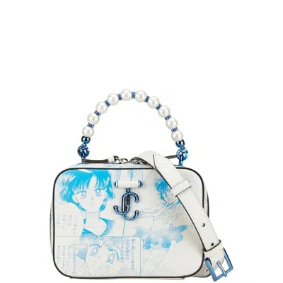 Pre-owned Jimmy Choo White Leather Handbag Shoulder Bag ()