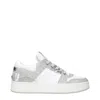 Jimmy Choo White Leather Low Tops In White