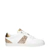 Jimmy Choo White Leather Low Tops In White