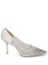 Jimmy Choo Love 65 Crystal-embellished Pumps In White