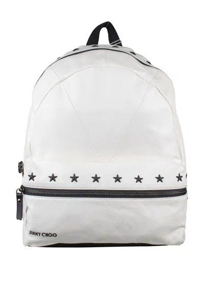 Jimmy Choo Wilmer Backpack In White