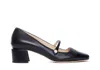 Jimmy Choo Closed Toe Chunky Heel Pump In Black