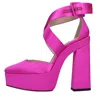 Jimmy Choo Gaia 140mm Platform Sandals In Fucsia Vivaci
