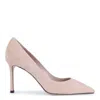 Jimmy Choo Pointed Toe Suede Stiletto Heel Pumps In Pink