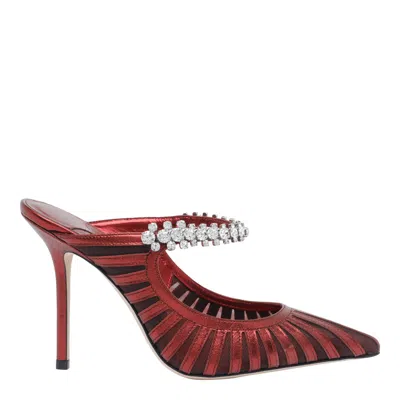 Jimmy Choo Pointed High-heeled Sandals In Red