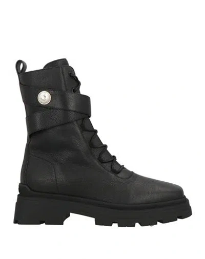 JIMMY CHOO JIMMY CHOO WOMAN ANKLE BOOTS BLACK SIZE 11 LEATHER