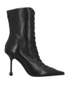 Jimmy Choo Woman Ankle Boots Black Size 6 Leather In Black