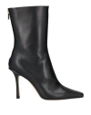 Jimmy Choo Woman Ankle Boots Black Size 8 Calfskin