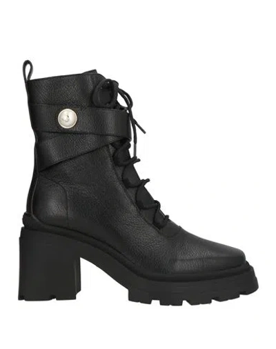 Jimmy Choo Woman Ankle Boots Black Size 8.5 Leather