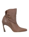 Jimmy Choo Woman Ankle Boots Brown Size 7 Soft Leather In Brown