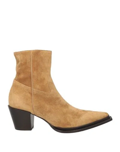 Jimmy Choo Woman Ankle Boots Camel Size 9 Leather In Brown