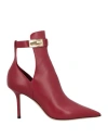 Jimmy Choo Woman Ankle Boots Red Size 6 Calfskin