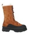 Jimmy Choo Aldea Shearling-lined Suede Ankle Boots In Brown