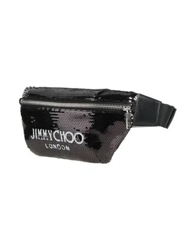 Jimmy Choo Woman Belt Bag Black Size - Textile Fibers