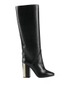 Jimmy Choo Woman Boot Black Size 8 Leather In Black