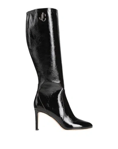 Jimmy Choo Black Karter Knee High Boots