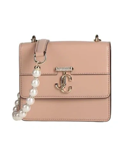 Jimmy Choo Woman Cross-body Bag Blush Size - Soft Leather In Pink