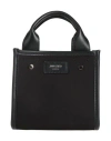 Jimmy Choo Woman Handbag Black Size - Textile Fibers, Leather In Black