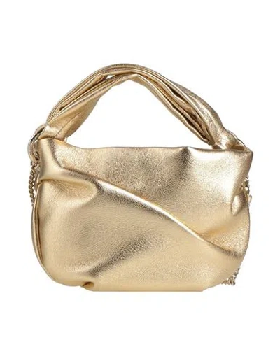 Jimmy Choo Woman Handbag Gold Size - Leather