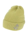 Jimmy Choo Woman Hat Acid Green Size Onesize Cashmere