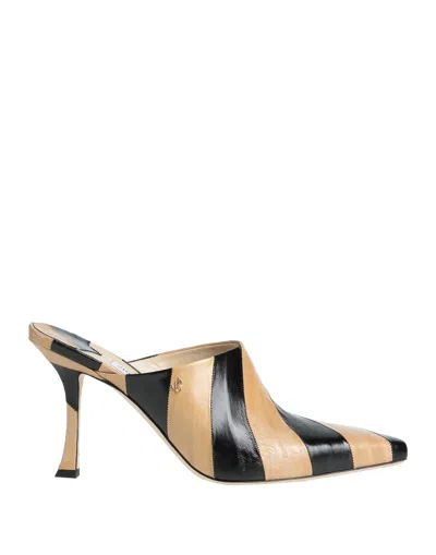 Jimmy Choo Woman Mules & Clogs Sand Size 6.5 Soft Leather In Beige