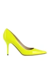 Jimmy Choo Woman Pumps Acid Green Size 8 Textile Fibers