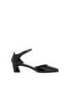 Jimmy Choo Pixie Mary Jane Block-heel Shoes In Black