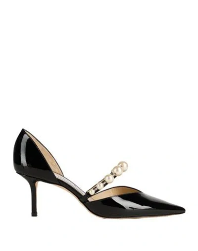 Jimmy Choo Woman Pumps Black Size 8 Leather