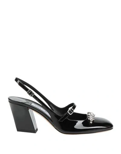 Jimmy Choo Woman Pumps Black Size 8 Leather