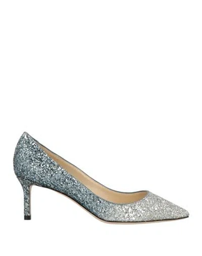 Jimmy Choo Woman Pumps Light Blue Size 8 Leather