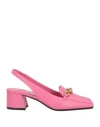Jimmy Choo Women's Diamond Tilda Slingback Heeled Loafers In Pink