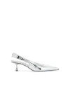 Jimmy Choo Slingback Dã©collet In Silver