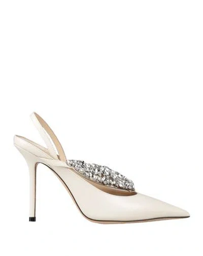 Jimmy Choo Woman Pumps White Size 10 Leather