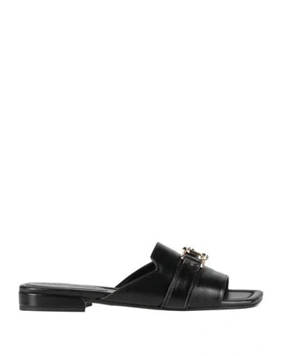 Jimmy Choo Woman Sandals Black Size 6 Leather