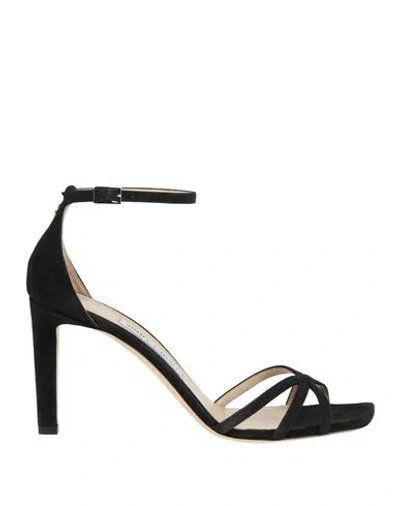 Jimmy Choo Woman Sandals Black Size 8 Leather