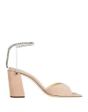 Jimmy Choo Woman Sandals Blush Size 9 Leather In Pink