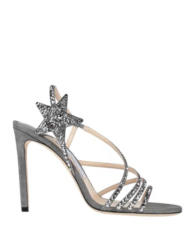 Jimmy Choo Sandals In Lead