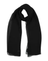 Jimmy Choo Woman Scarf Black Size - Silk