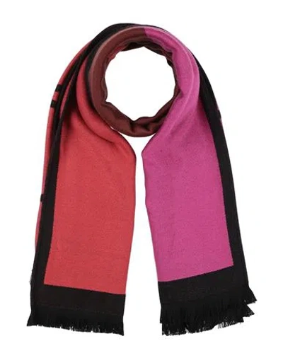 Jimmy Choo Woman Scarf Fuchsia Size - Wool In Pink