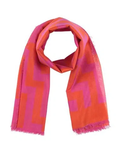 Jimmy Choo Woman Scarf Orange Size - Cotton