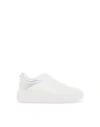 Jimmy Choo Womens V White Diamond Light Maxi Branded Leather Low-top Trainers In White