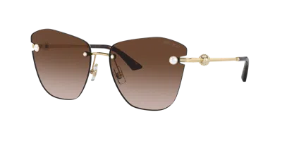 Jimmy Choo Woman Sunglass Jc4004hb In Gradient Brown