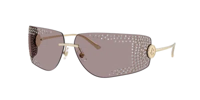 Jimmy Choo Woman Sunglass Jc4009b In Light Purple Brown