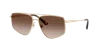Jimmy Choo Joss 58mm Gradient Square Sunglasses In Gold