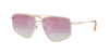 Jimmy Choo Woman Sunglass Jc4011 In Clear Gradient Fuxia Mirror Silver