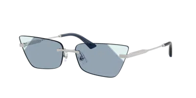 Jimmy Choo Woman Sunglass Jc4012 In Azure Gradient Blue