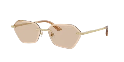 Jimmy Choo Woman Sunglass Jc4022j In Gold