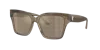 Jimmy Choo Jc 5003 50405a 55mm Womens Pillow Sunglasses In Light Brown Mirror Gold
